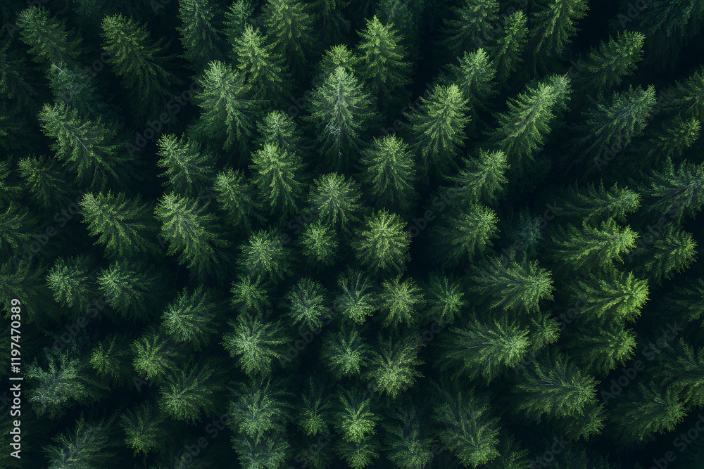 Aerial top view of green trees in forest. Nature and environment landscape Aerial top view of green trees in forest. Nature and environment landscape