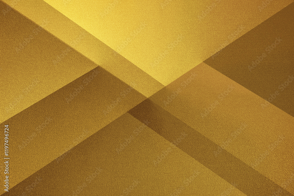 Gold golden mustard yellow brown abstract background. Geometric shape. Line triangle 3d. Noise grain mesh. Gradient. Bright light metallic. Business technology office. Envelope connection mail symbol