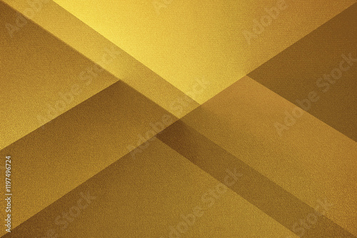 Obraz na płótnie Gold golden mustard yellow brown abstract background. Geometric shape. Line triangle 3d. Noise grain mesh. Gradient. Bright light metallic. Business technology office. Envelope connection mail symbol w salonie