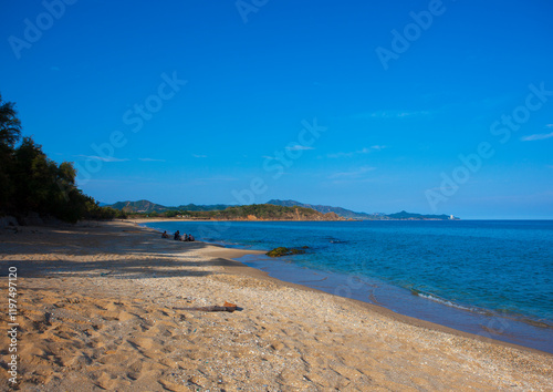 Majon beachfront holiday cottages beach, South Hamgyong Province, Hamhung, North Korea photo