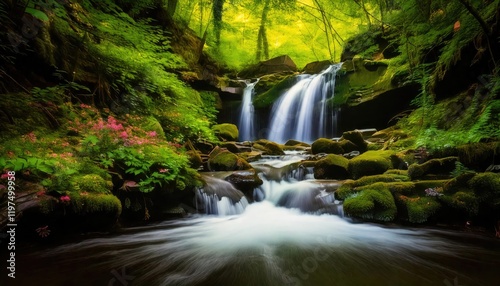 waterfall in the forest