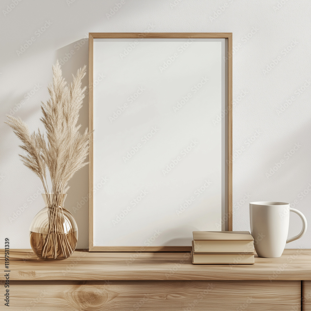 Frame Mock-Up - Poster Design - Gentle Shadows Frame Mock-Up - Poster Design - Gentle Shadows