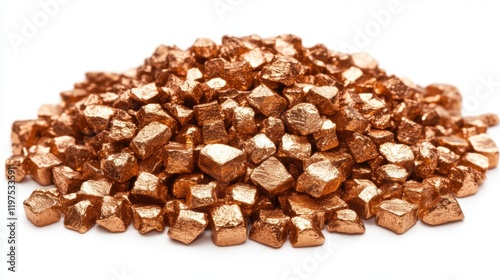 Glimmering Copper Granules Suitable for Industrial and Artistic Use photo