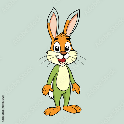 hare cartoon vector