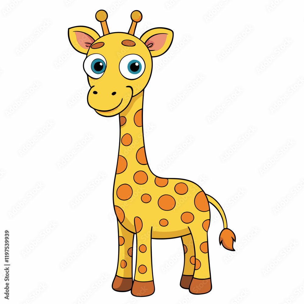 Obraz premium giraffe vector illustration