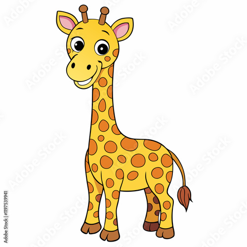 giraffe vector illustration