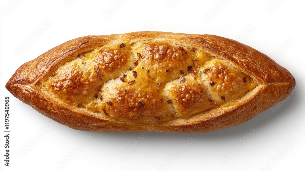 Freshly Baked Bread Loaf with Golden Brown Crust and Soft Texture Freshly Baked Bread Loaf with Golden Brown Crust and Soft Texture