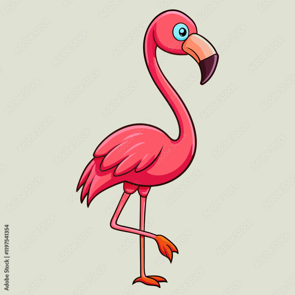 Fototapeta premium flamingo vector illustration