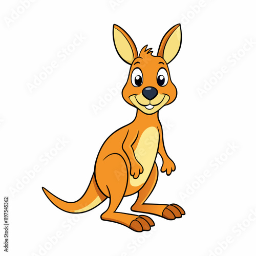 kangaroo cartoon illustration
