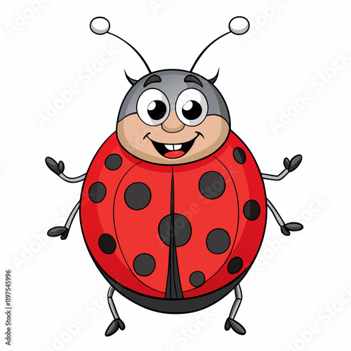 ladybug vector illustration