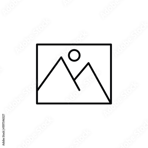 Picture snapshot icon Flat fill set collection