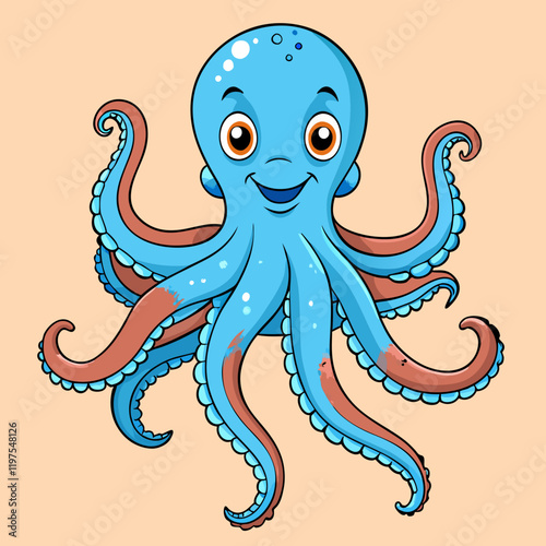 octopus cartoon illustration