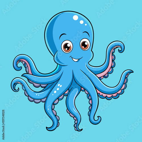 octopus cartoon illustration