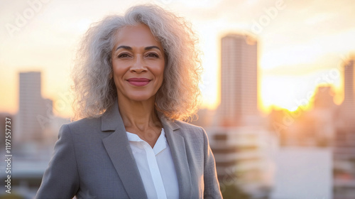 Confident Businesswoman at ...