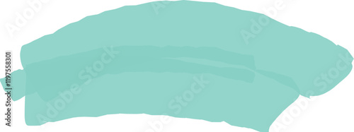 Creating a wide, textured banner in turquoise paint, featuring visible brush strokes that add a vibrant and artistic flair to various designs and backgrounds