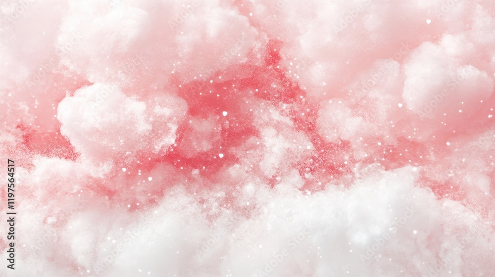 Fototapeta premium A snowy landscape glistens under the sun, featuring a vibrant red and white snowboard, inviting adventure and romance on Valentine's Day.