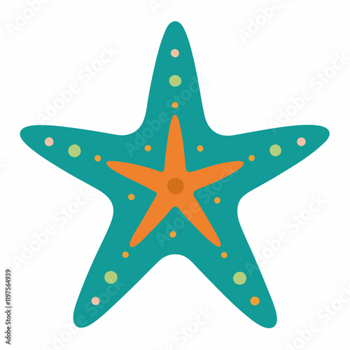 sea star vector illustration