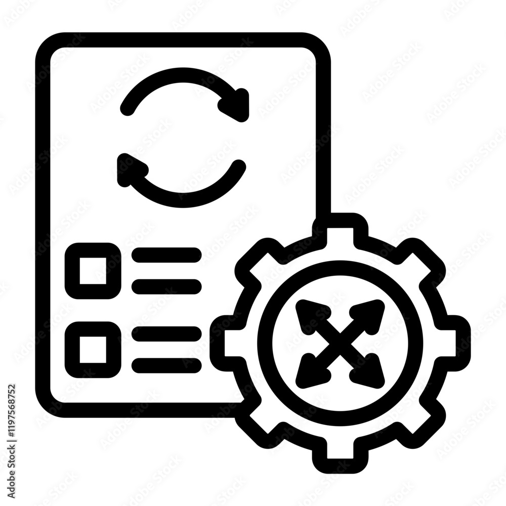 Workflow Automation Icon Element For Design
Workflow Automation Icon Element For Design