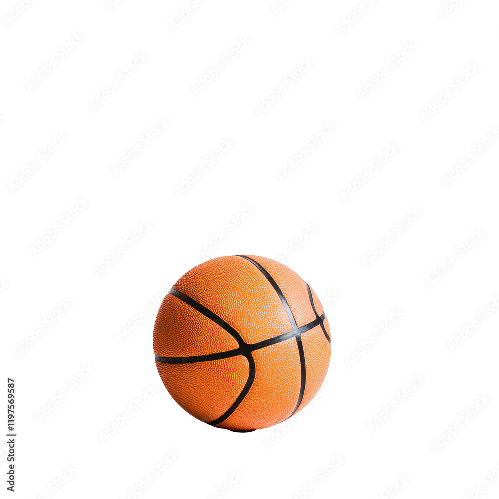 A bright orange basketball resting on a plain transparent background for a clean and minimalistic visual presentation, basket ball on transparent background A bright orange basketball resting on a plain transparent background for a clean and minimalistic visual presentation, basket ball on transparent background