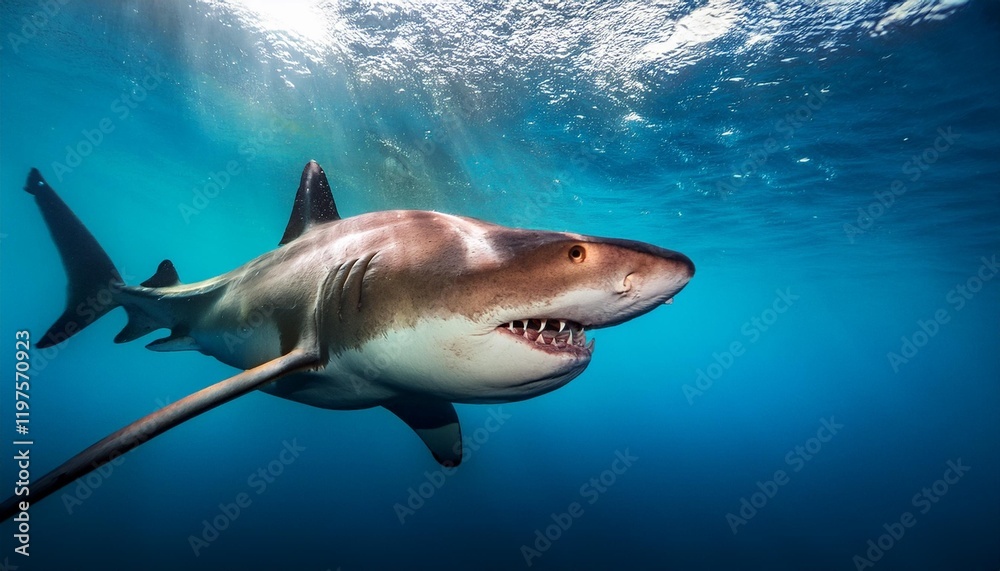 Fototapeta premium shark in the sea