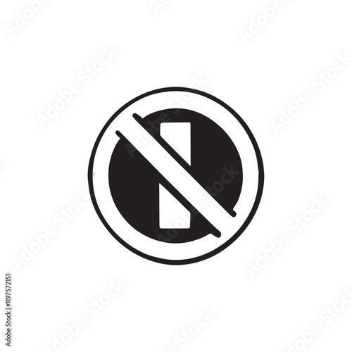 Reject icon vector symbol design art illustration