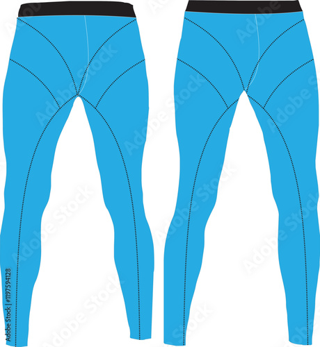 Compression Rash Guard Template Mock up