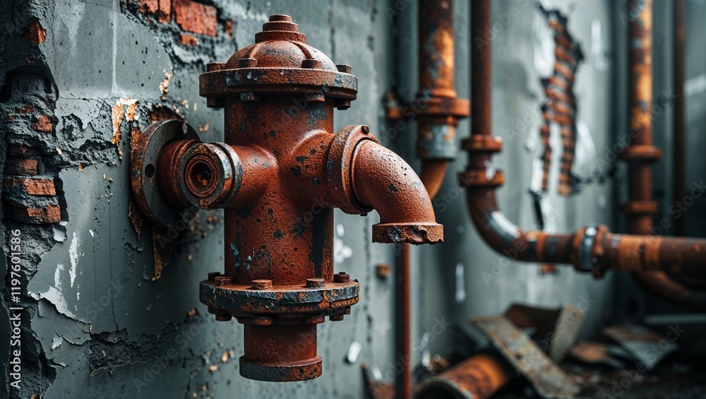 water pump in the city 