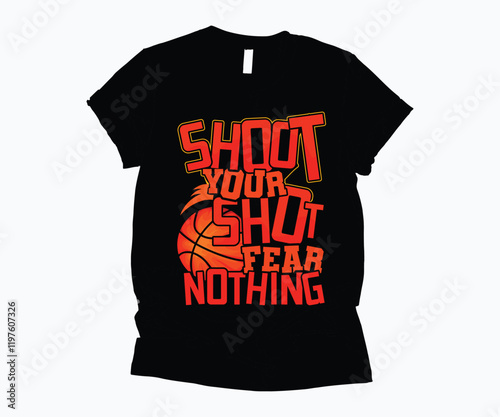 shoot your shot fear nothing funny t-shirt design