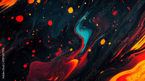 black Abstract Technology Background