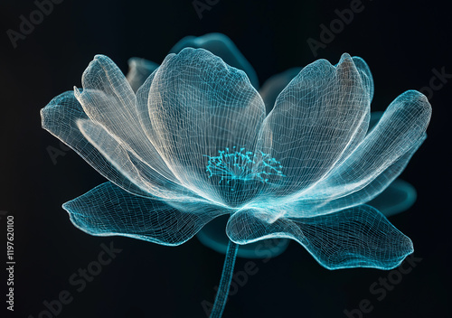 abstract fractal flower