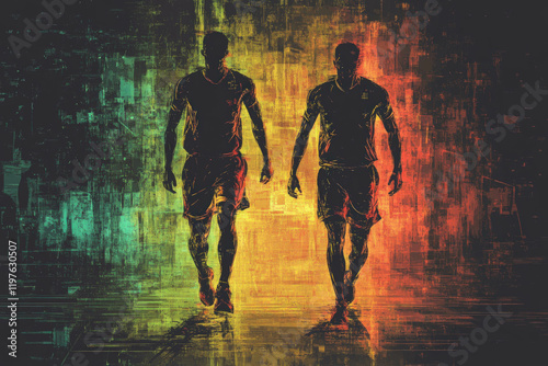 Abstract Sports Background