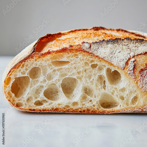 Baguette Slice Isolated