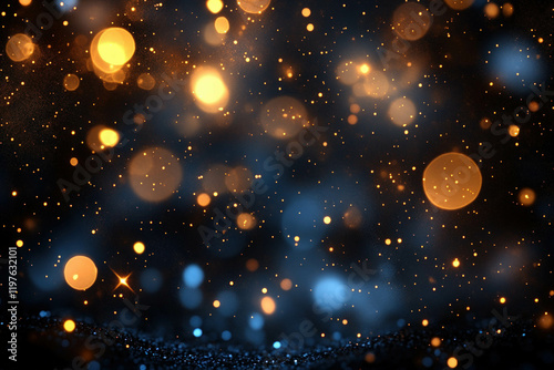 Gold Bokeh Background