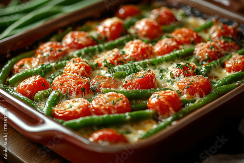 Green Beans Tomatos Cheese