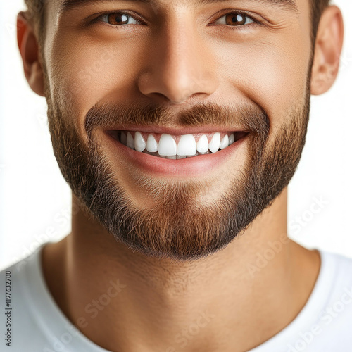 Man Teeth Isolated