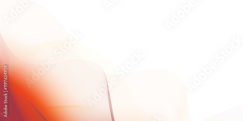 abstract colourful wave line background on white background.