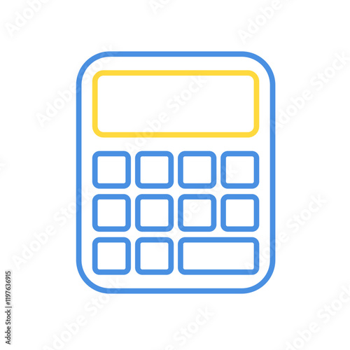 Icon two line color theme back school