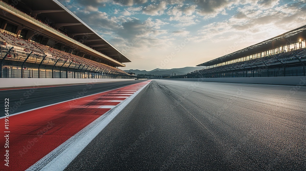 Fototapeta premium Race Track View
