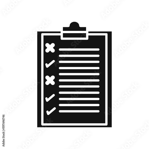 Guidelines icon Simple thin line flat symbol