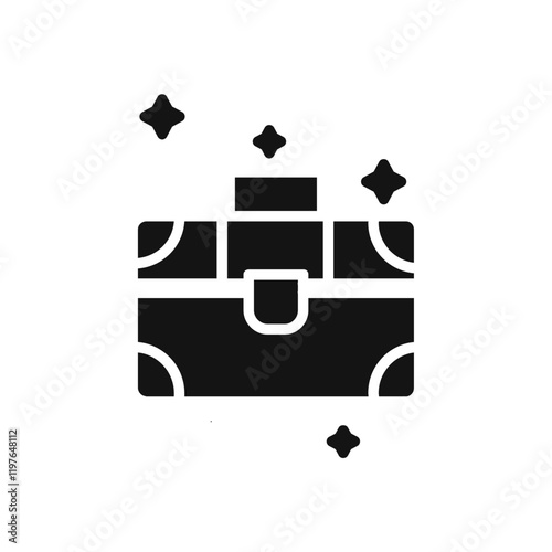 Makeup box icon Simple thin line flat symbol