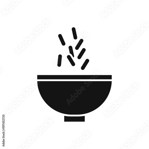Yeast icon Simple thin line flat symbol