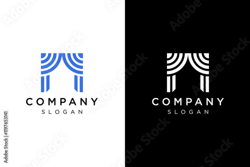 show curtain design logo