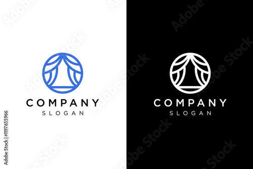 modern theater design logo