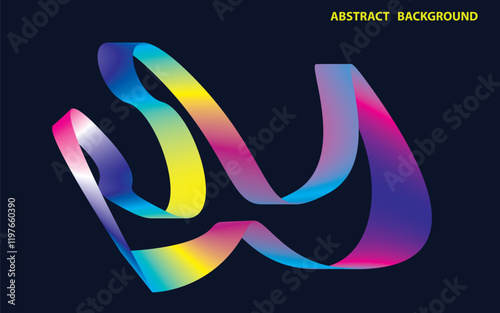 Vectorized abstract background for wallpaper, poster, banner, festoon.