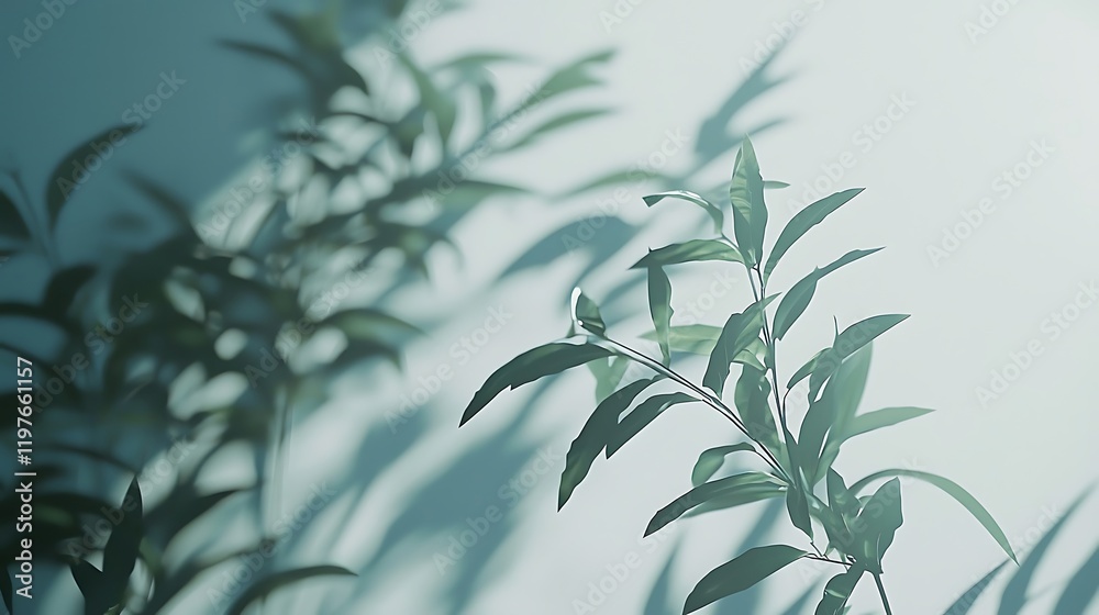 Serene Greenery: A Study in Light and Shadow Serene Greenery: A Study in Light and Shadow