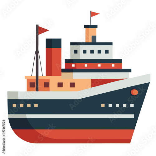 ship in the sea