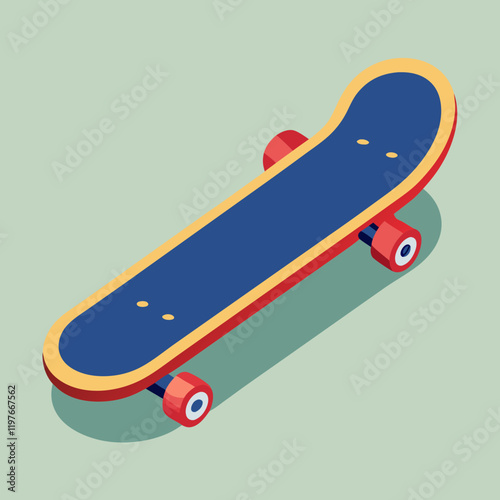 illustration of skateboard