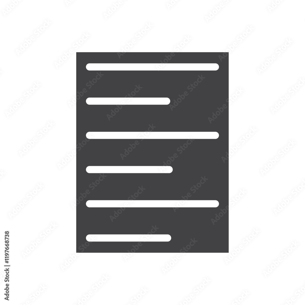 Align left icon Symbol mark in filled style Align left icon Symbol mark in filled style