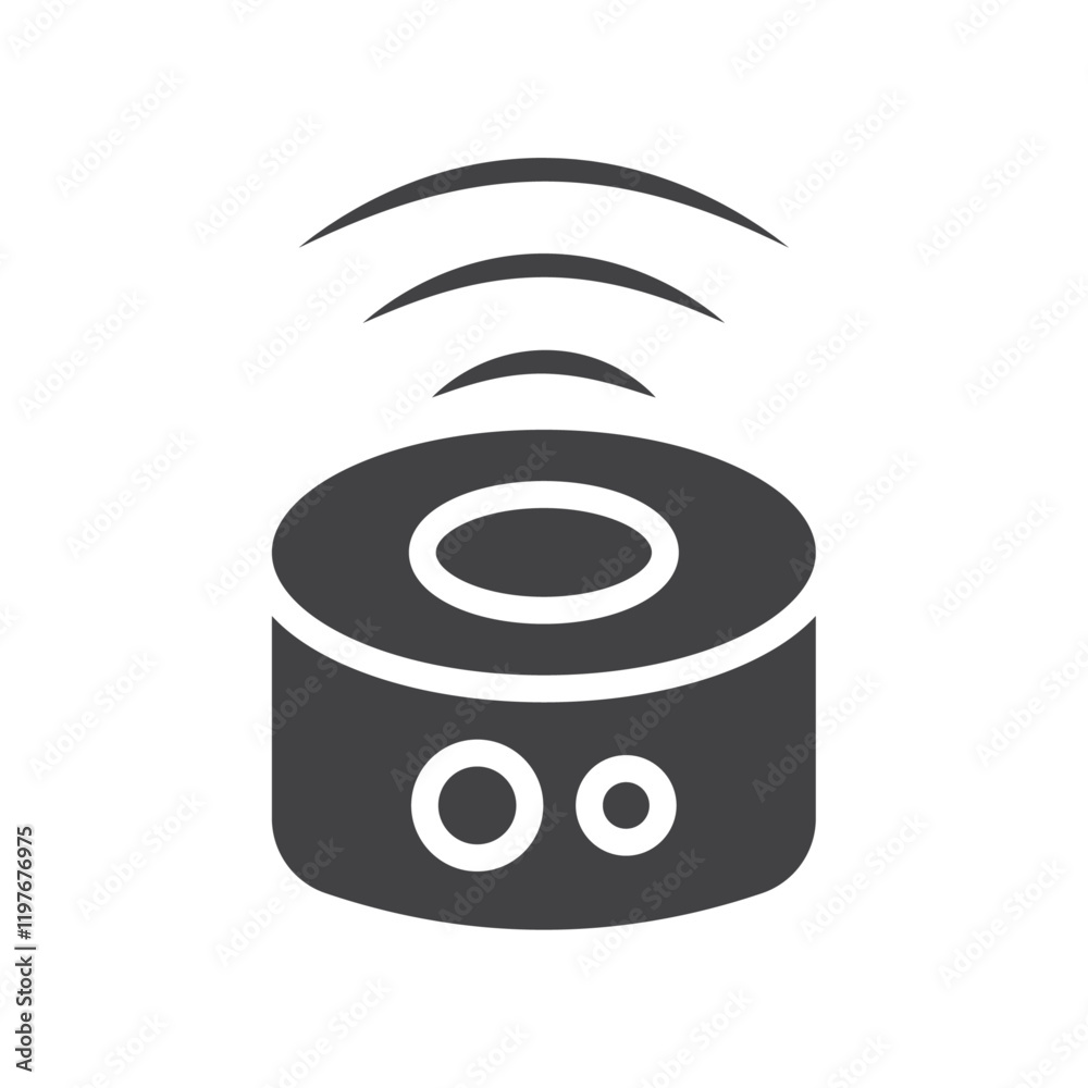 Speaker icon Symbol mark in filled style Speaker icon Symbol mark in filled style
