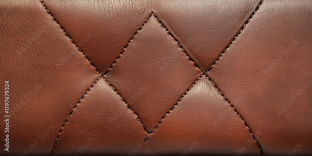 Obraz premium Brown leather texture background close up